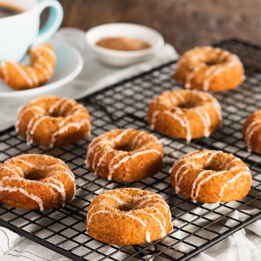 Baked Cinnamon-Sugar Doughnuts